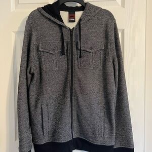 Tony Hawk Charcoal Zip-Up Sweater